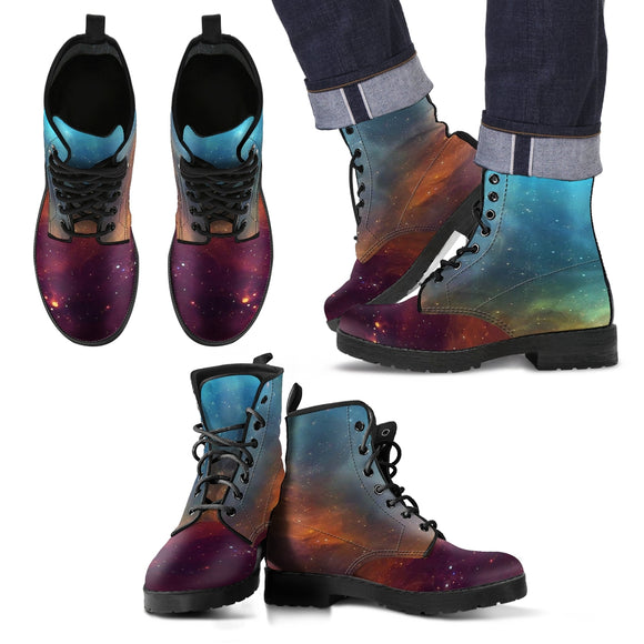NP Universe theme Men's Leather Boots