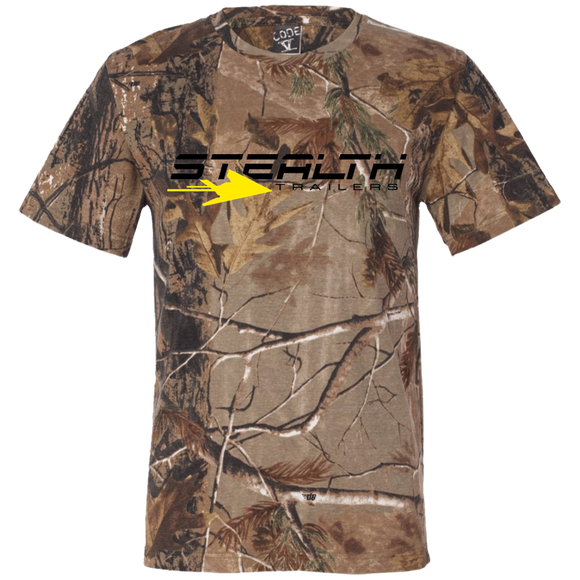 Stealth Logo hi res 3980 Code V Short Sleeve Camouflage T-Shirt