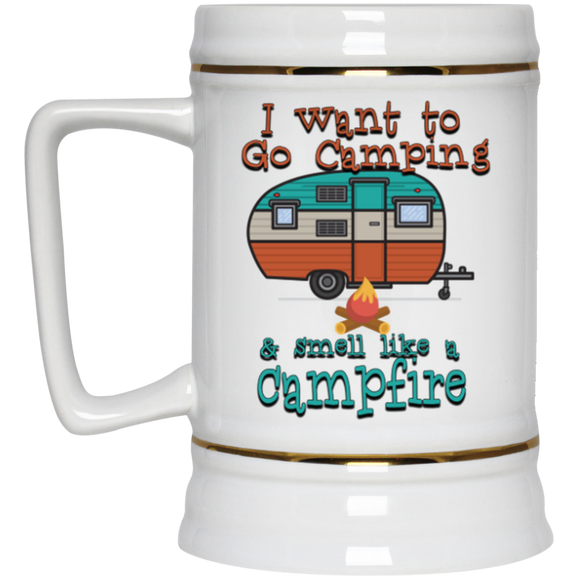 Smell Like A Campfire Beer Stein - 22 oz