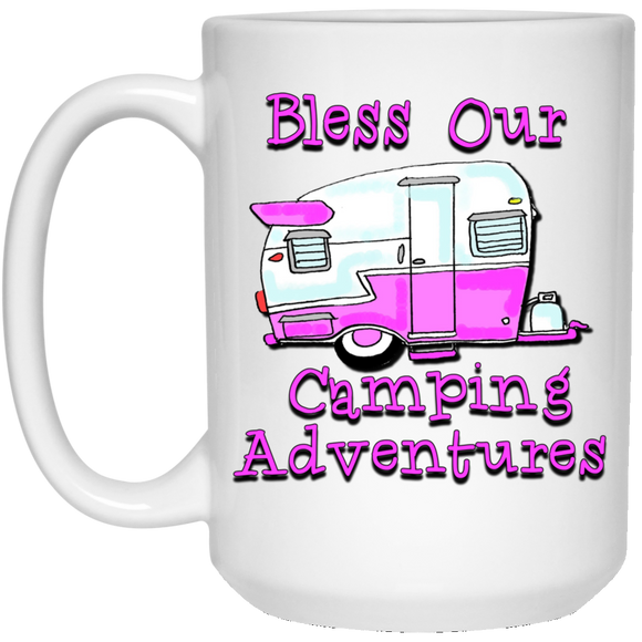 Bless adventures pink 21504 15 oz. White Mug