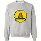 GADSDEN CIRCLE Printed Crewneck Pullover Sweatshirt  8 oz