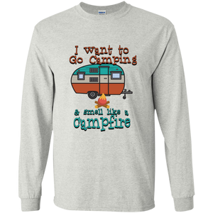 Smell Like A Campfire LS Ultra Cotton Tshirt