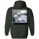 Typ 356 blue  personalized G185 Gildan Pullover Hoodie 8 oz.