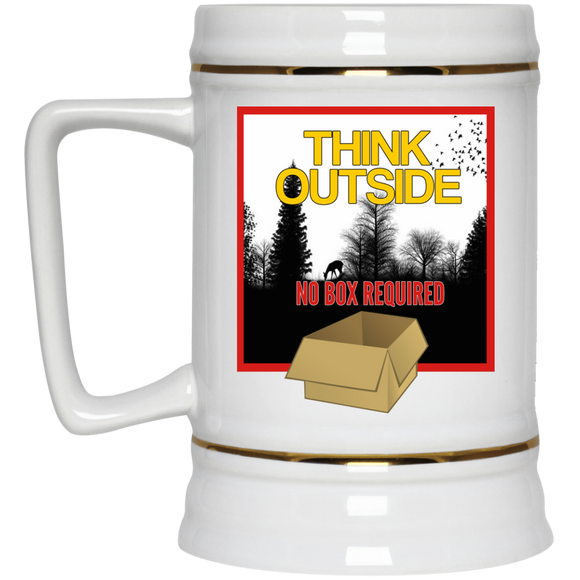 Think Outside Beer Stein - 22 oz