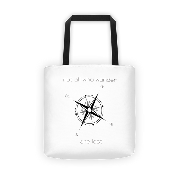 Not All Who Wander Tote bag