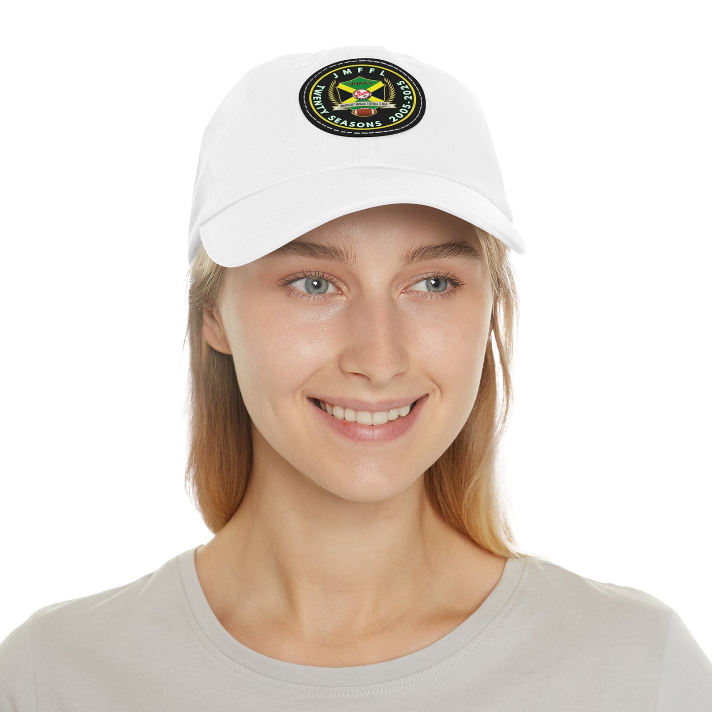 Twenty seasons JMFFL Dad Hat with Leather Patch (Round)