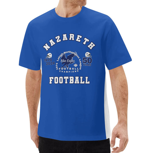 1974 Nazareth Football 50-Year/HOF Personalized Commemorative Classic T-Shirt