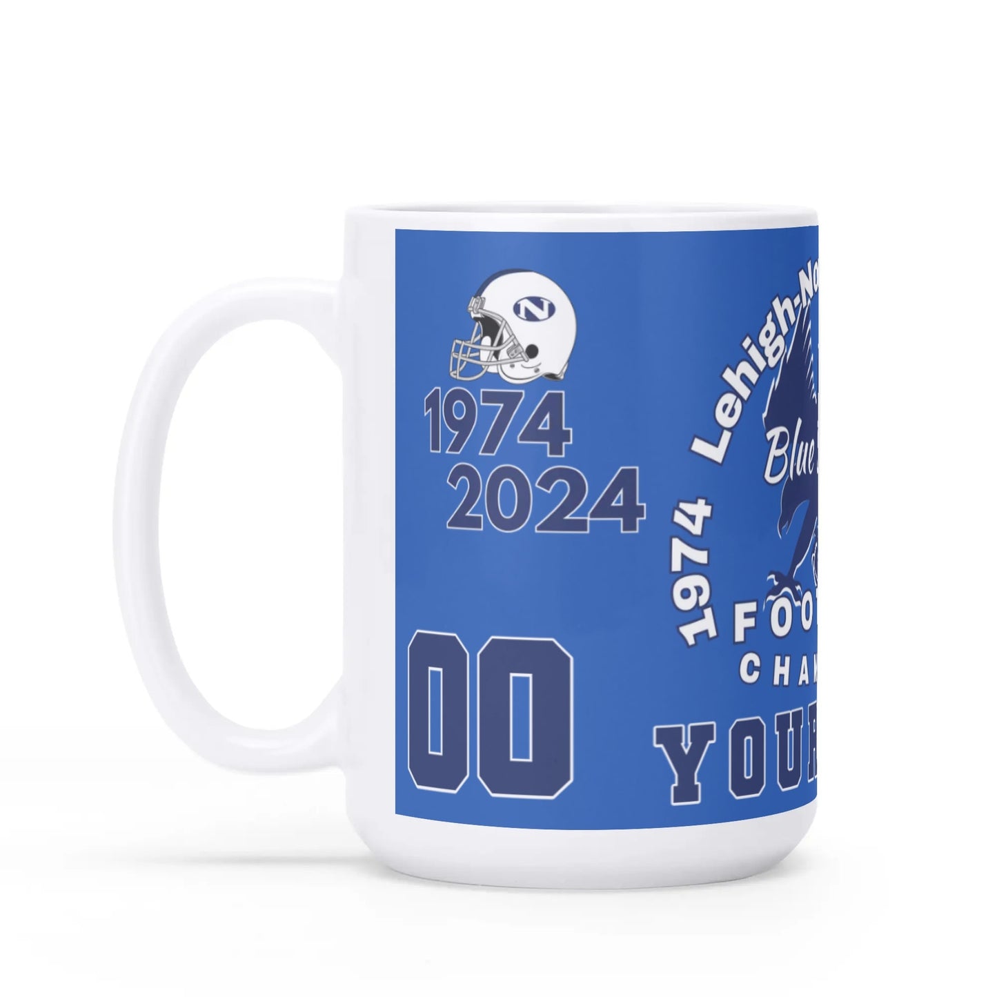 1974 Nazareth Football Team 50-Years Personalized Commemorative Mug (15 oz)