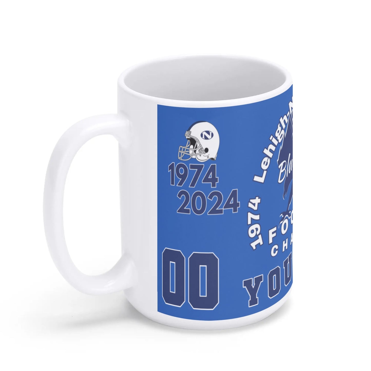 1974 Nazareth Football Team 50-Years Personalized Commemorative Mug (15 oz)