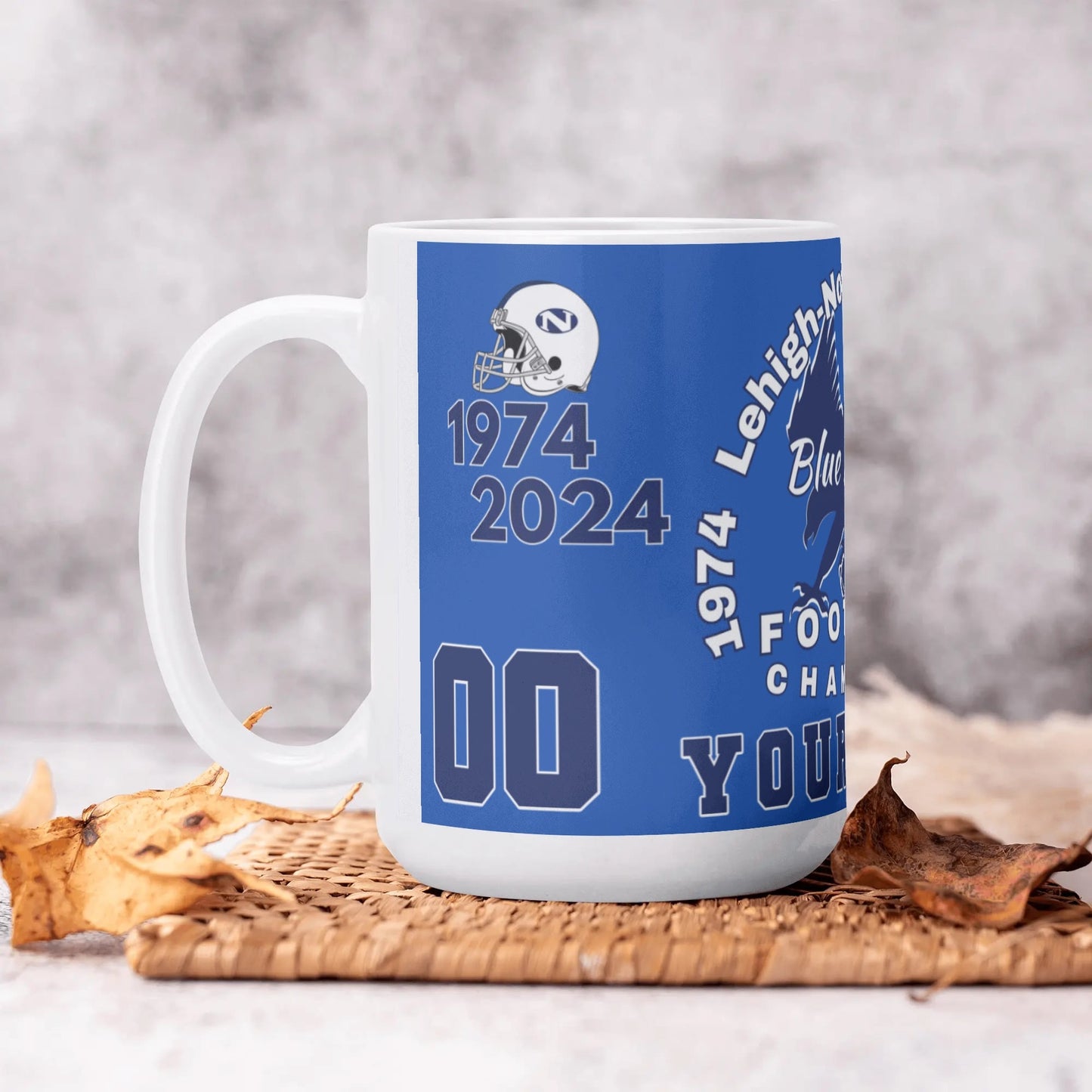 1974 Nazareth Football Team 50-Years Personalized Commemorative Mug (15 oz)