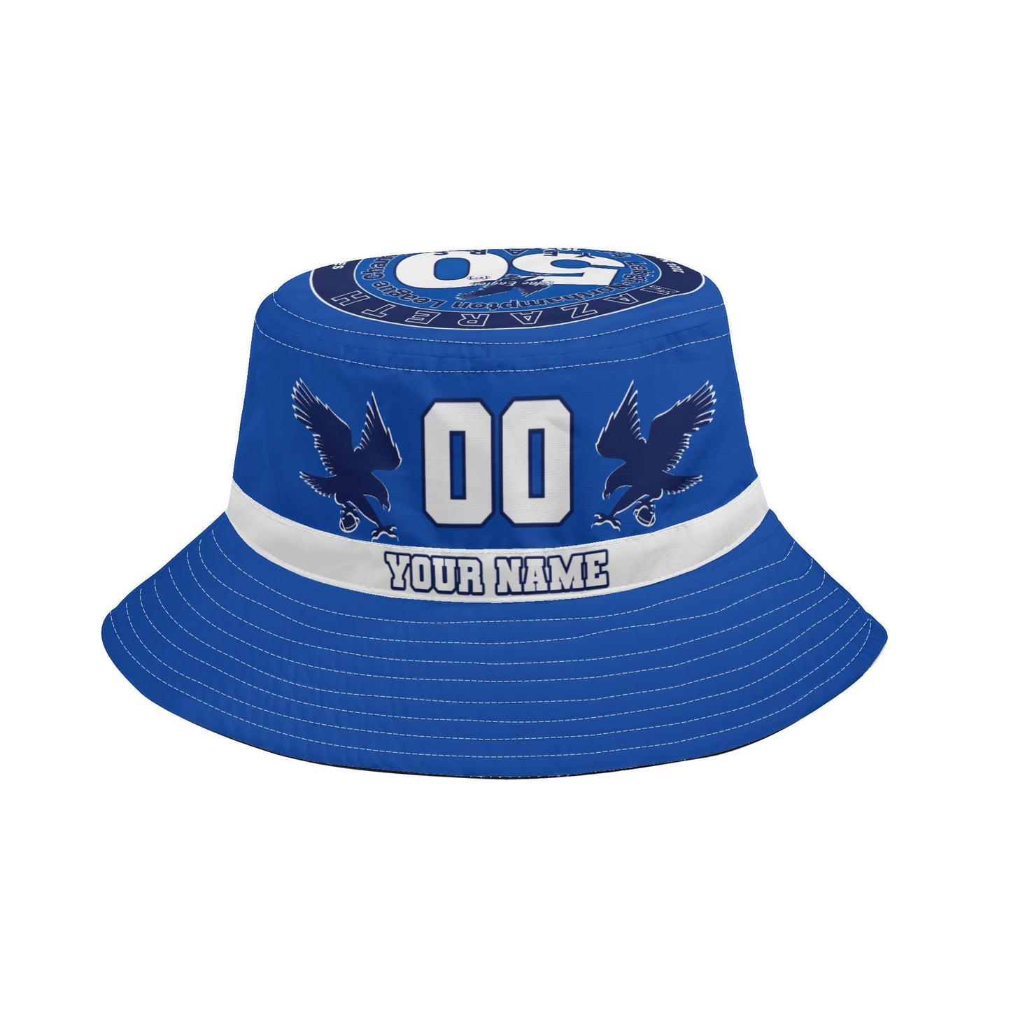 1974 Nazareth Champions 5 Years/HOF Personalized Bucket Hat