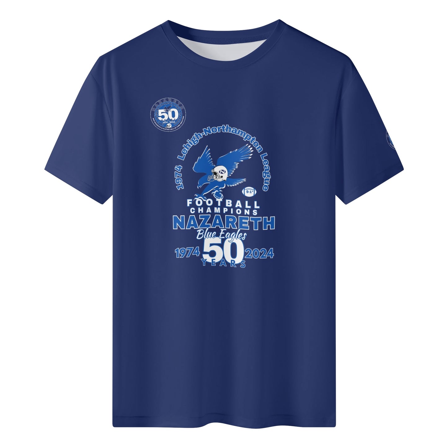 1974 Nazareth Football 2024 HOF/50 years Commemorative Classic T-Shirt