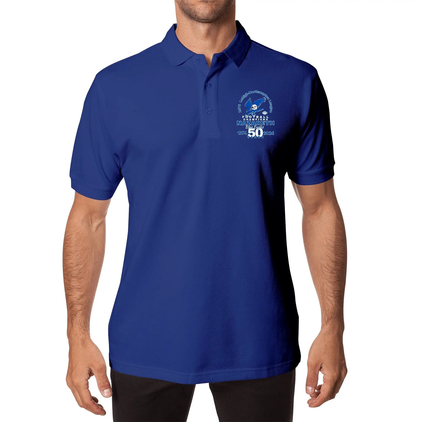 1974 Nazareth Football Commemorative Cotton Polo Shirt