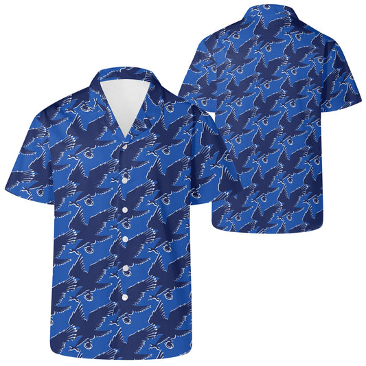 Nazareth Blue Eagles Mens All Over Print Casual Hawaiian Shirt