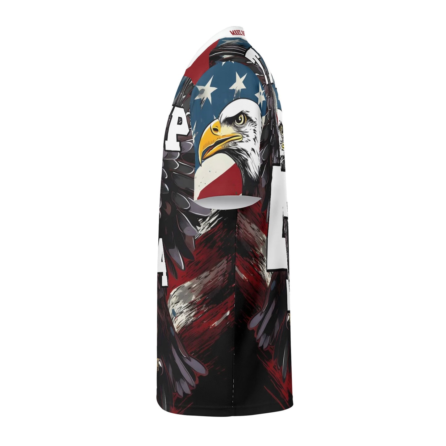 Patriotic Eagle Personalized Custom Jersey