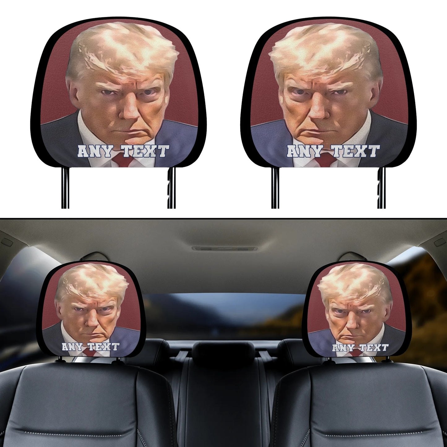 Car Headrest Covers