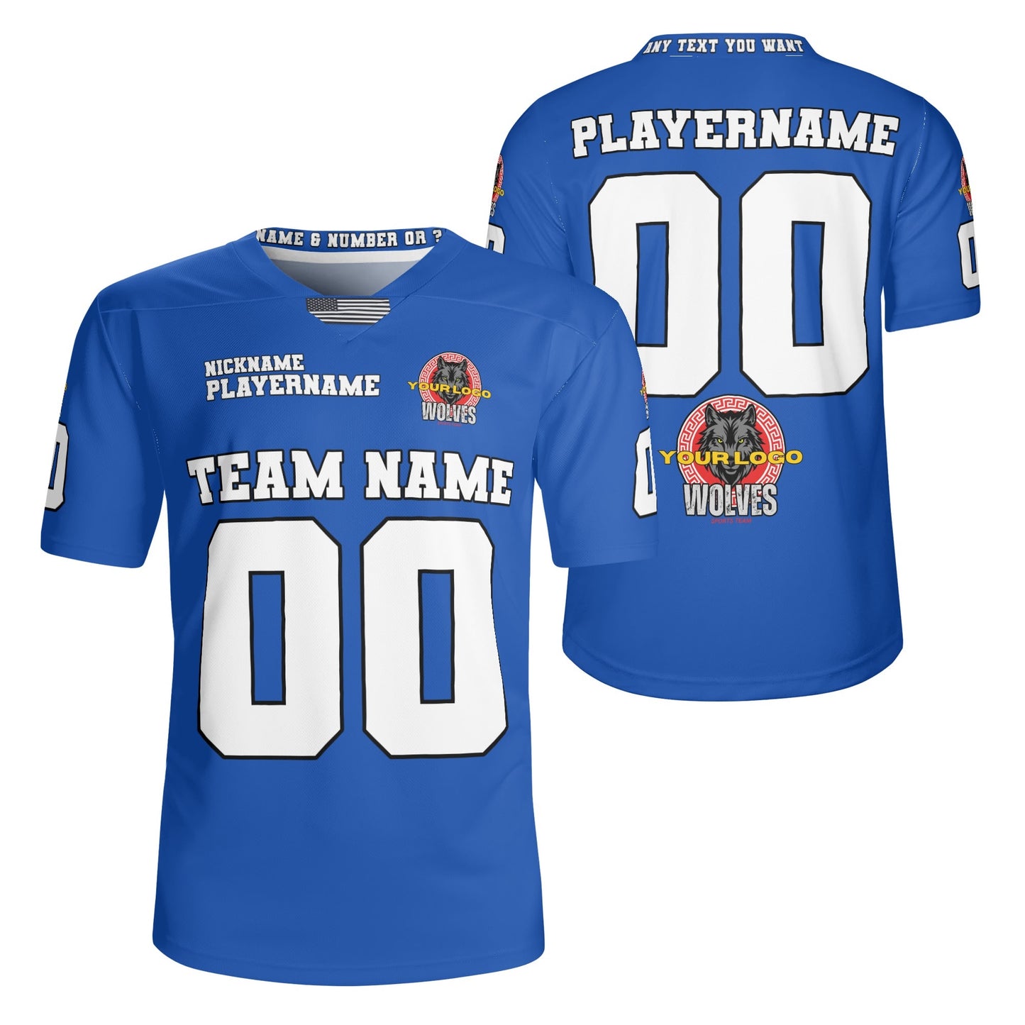 Personalized Custom Jersey with Your Logo and Text