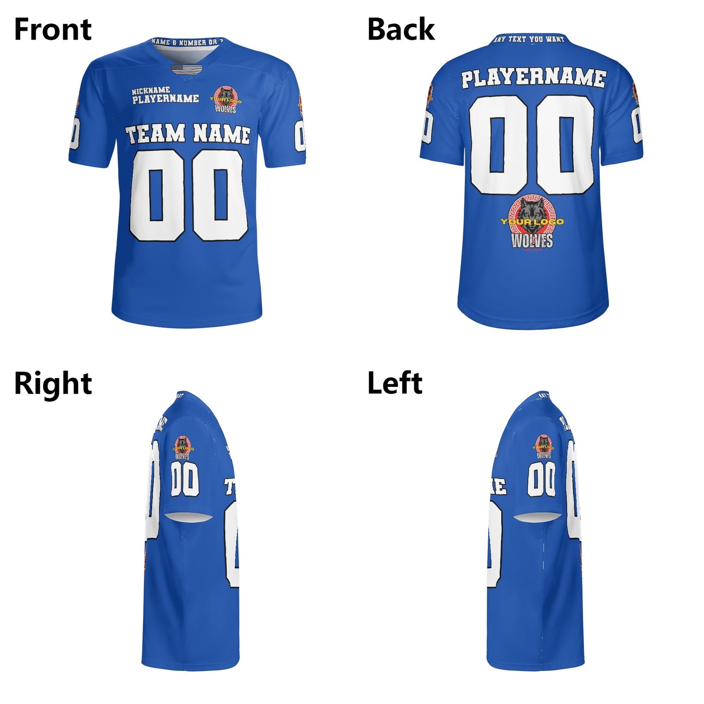 Personalized Custom Jersey with Your Logo and Text