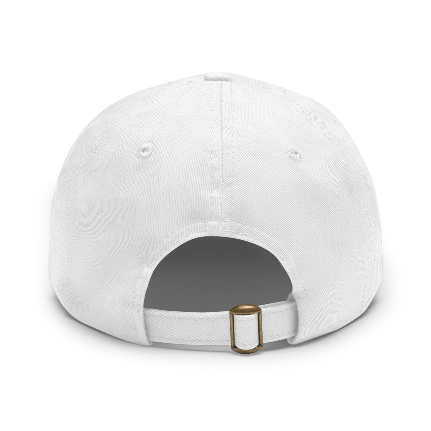 74 Nazareth 50 years white logo Dad Hat with Leather Patch (Round)