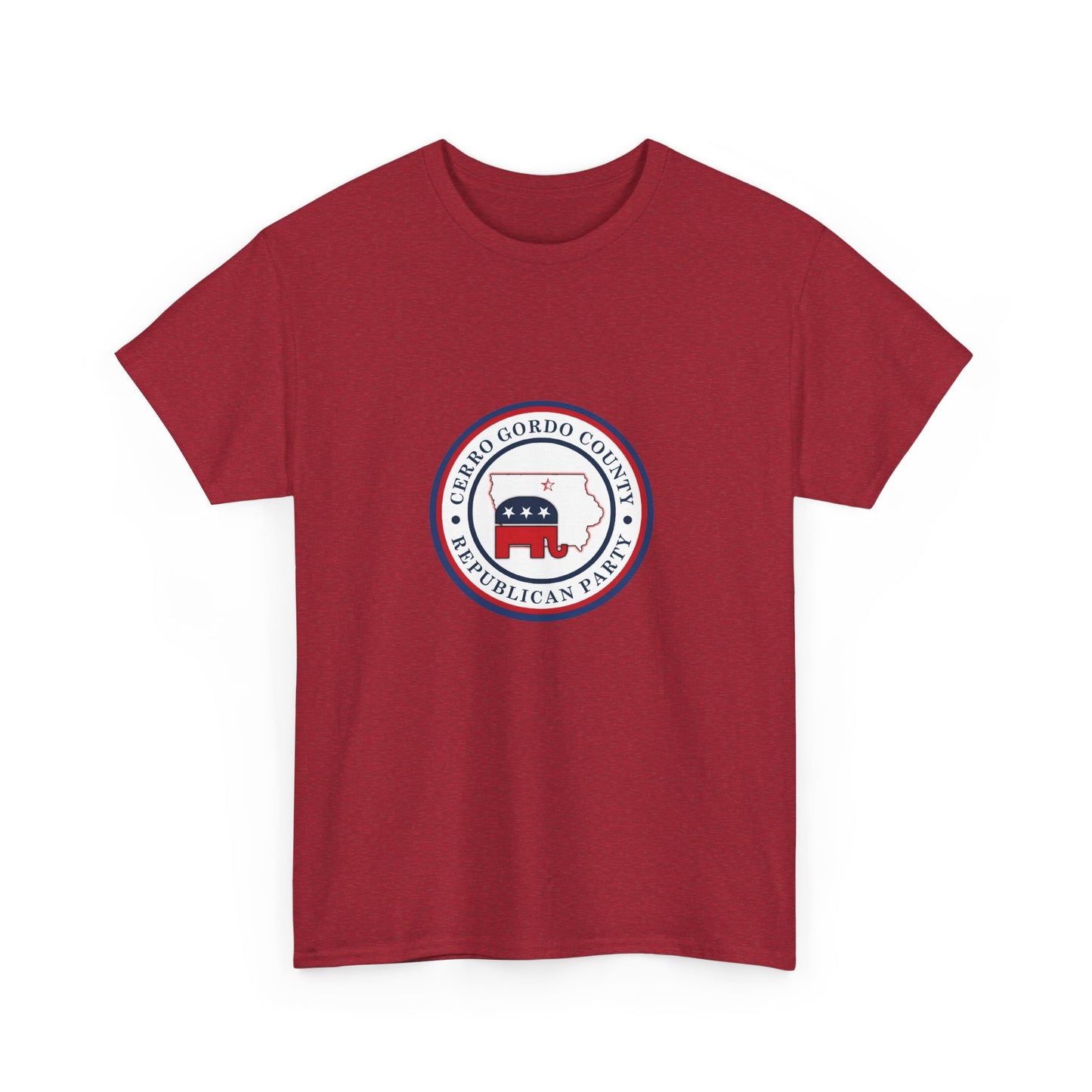 Cerro Gordo GOP Logo Unisex Heavy Cotton Tee