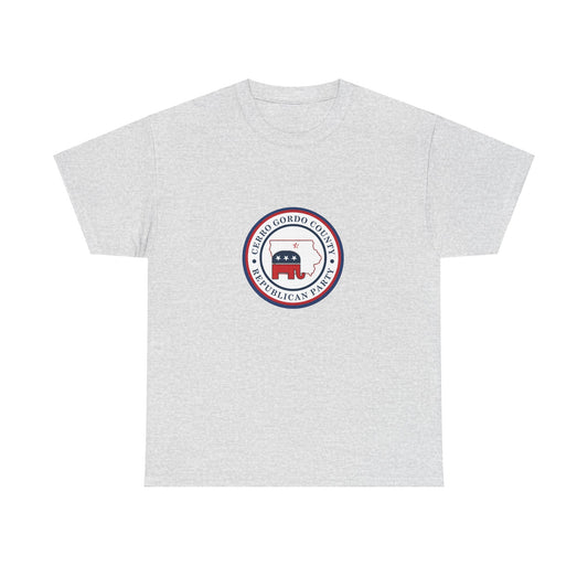 Cerro Gordo GOP Logo Unisex Heavy Cotton Tee