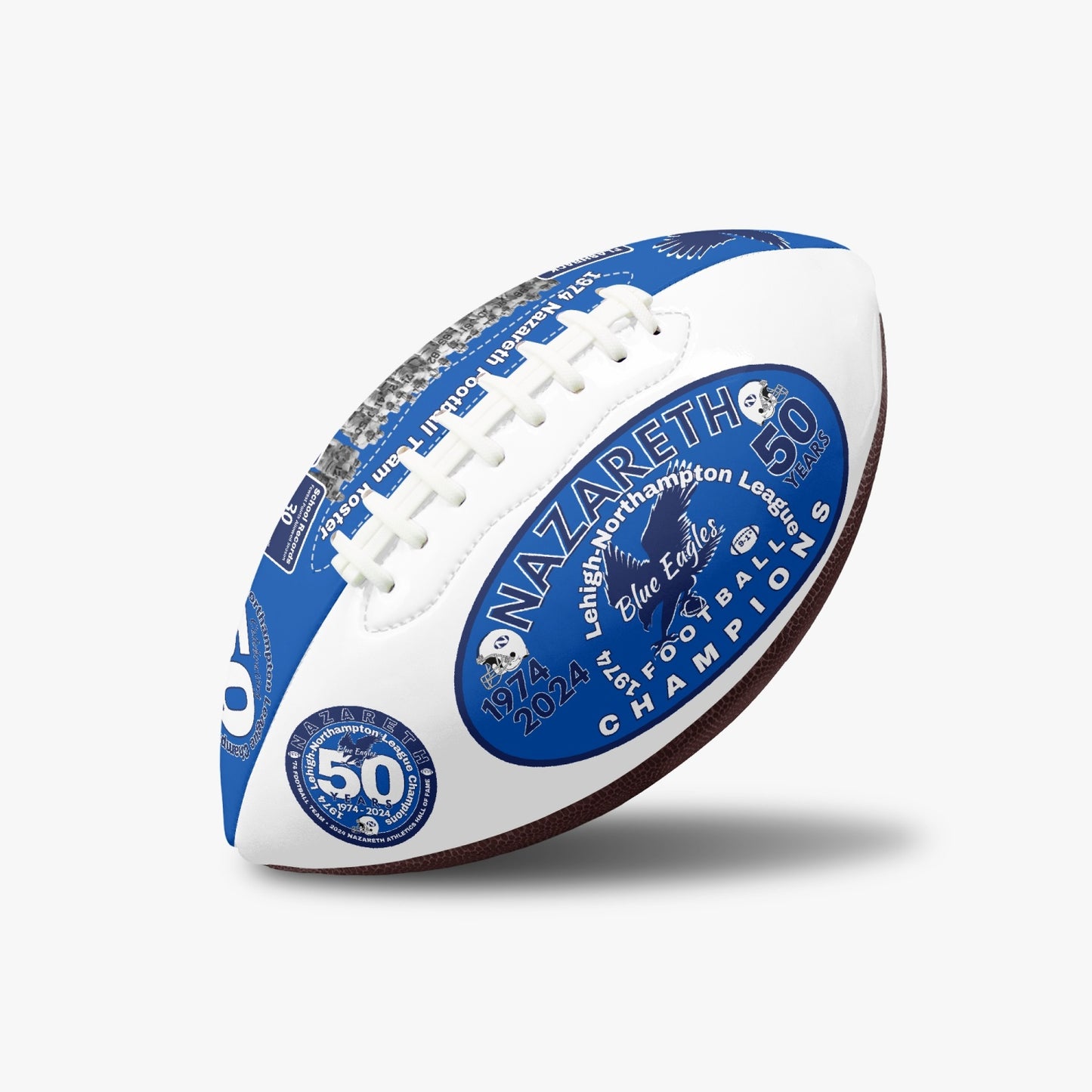 1974 Nazareth Football Champions 50th Commemorative Football