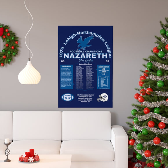Nazareth 74 Champs Premium Matte vertical posters