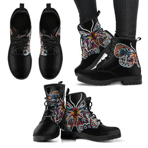 Electric Butterfly - Women's Leather Boots