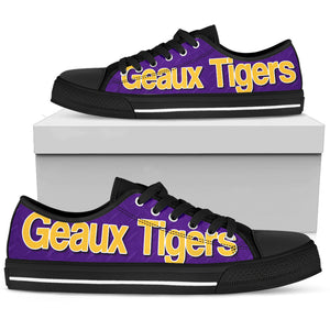 LSU Geaux Tigers low tops