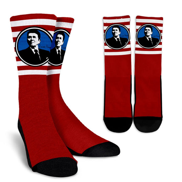 Ronald Reagan USA Socks