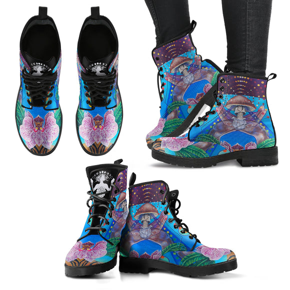 The Mushroom - Women's Leather Boots