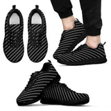 Diagonal Carbon Fiber Print Sneakers
