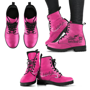 PINK It's a Lifestyle Open Road Girl Women's Leather Boots