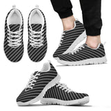 Diagonal Carbon Fiber Print Sneakers