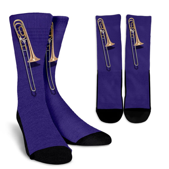 Trombone Socks Purple