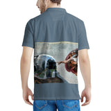 Then God Created Airstream Men's All Over Print Polo Shirt