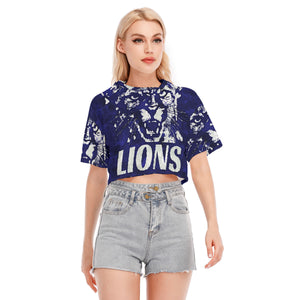 We Are Lions All-Over Print Women's Cropped T-shirt | 190GSM Cotton