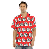 RED ROVER All-Over Print Men's Camp/Hawaiian Shirt With Button Closure