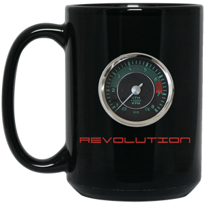 REVOLUTION BM15OZ 15 oz. Black Mug