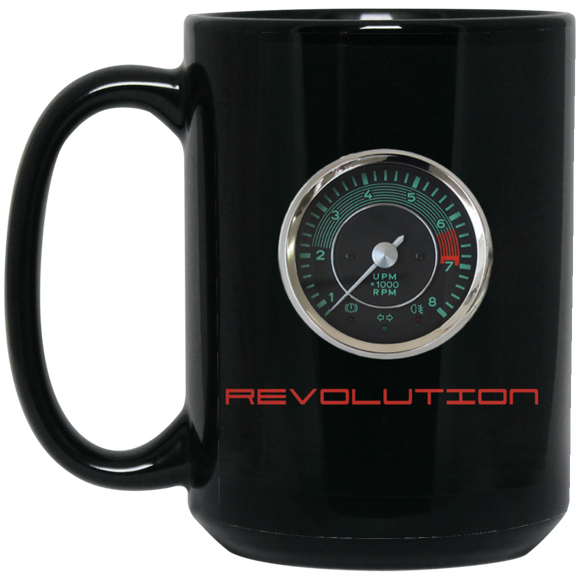 REVOLUTION BM15OZ 15 oz. Black Mug