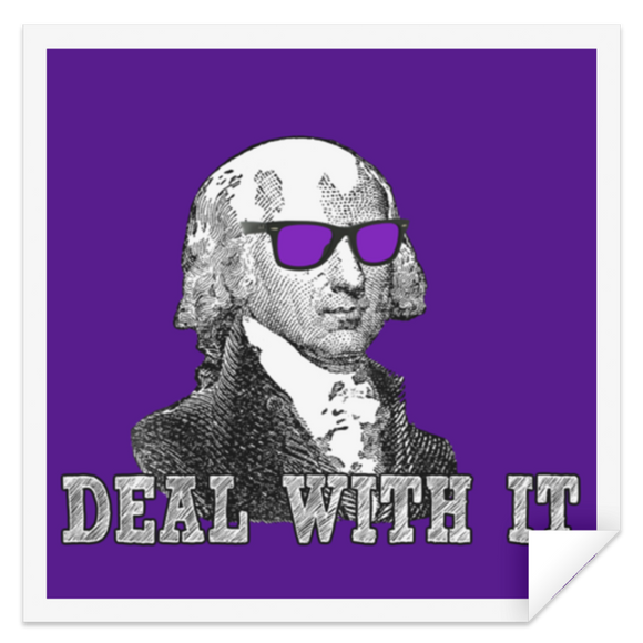 Deal With It Flag STSQ Square Sticker