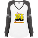 356 speedster v2 DM477 District Made Ladies' Game LS V-Neck T-Shirt