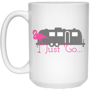 Just go flamingo 21504 15 oz. White Mug