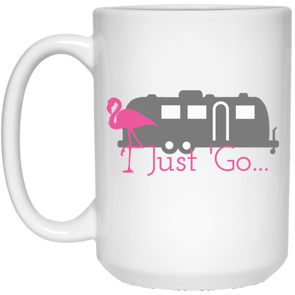 Just go flamingo 21504 15 oz. White Mug