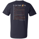 So God Made A Dog Full Poem F&B 982 Anvil Men's Printed V-Neck T-Shirt