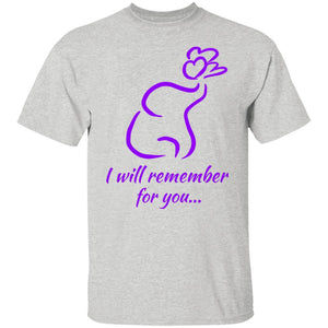 remember for you ALZ remember for you G500 5.3 oz. T-Shirt