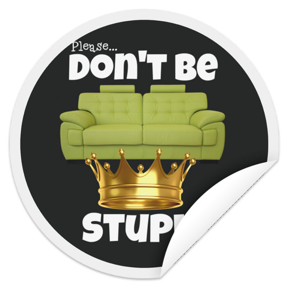 sofa king sticker STCI Circle Sticker