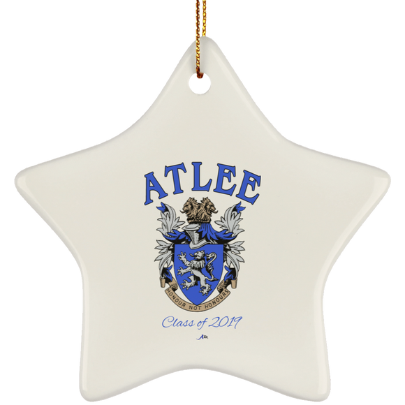 Atlee Crest Personalized SUBORNS Ceramic Star Ornament