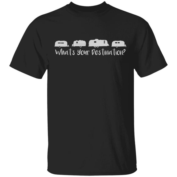Personalized White Airstream Silhouette 4 types G500 5.3 oz. T-Shirt
