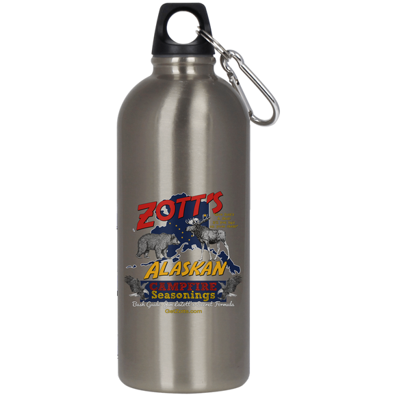 Zotts 23624 Stainless Steel Silver Water Bottle